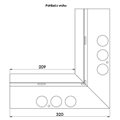 Inside corner - DRIP PLUS (20 mm)